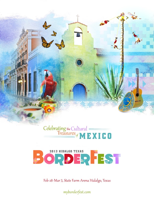 Festival poster, Hidalgo Texas.