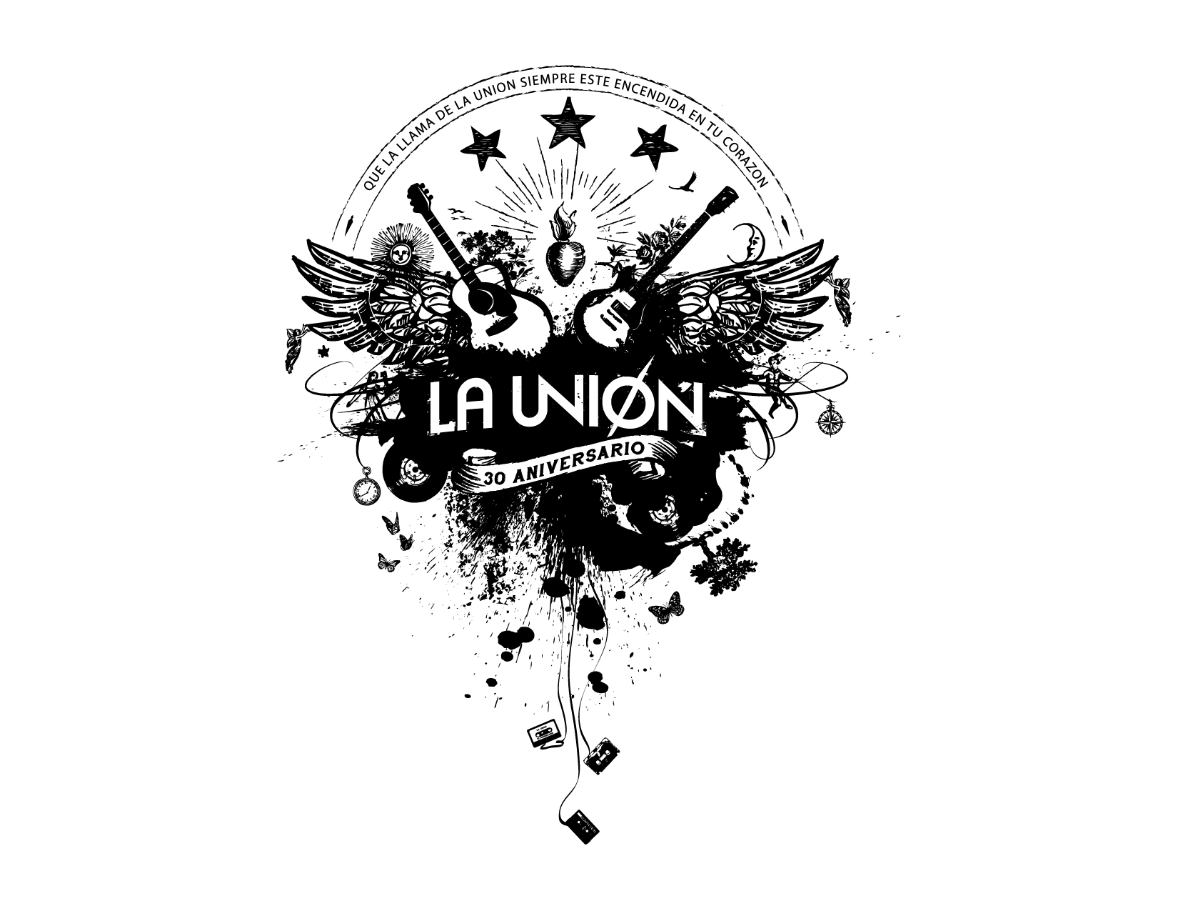La Union 30th anniversary commemorative poster illustration
