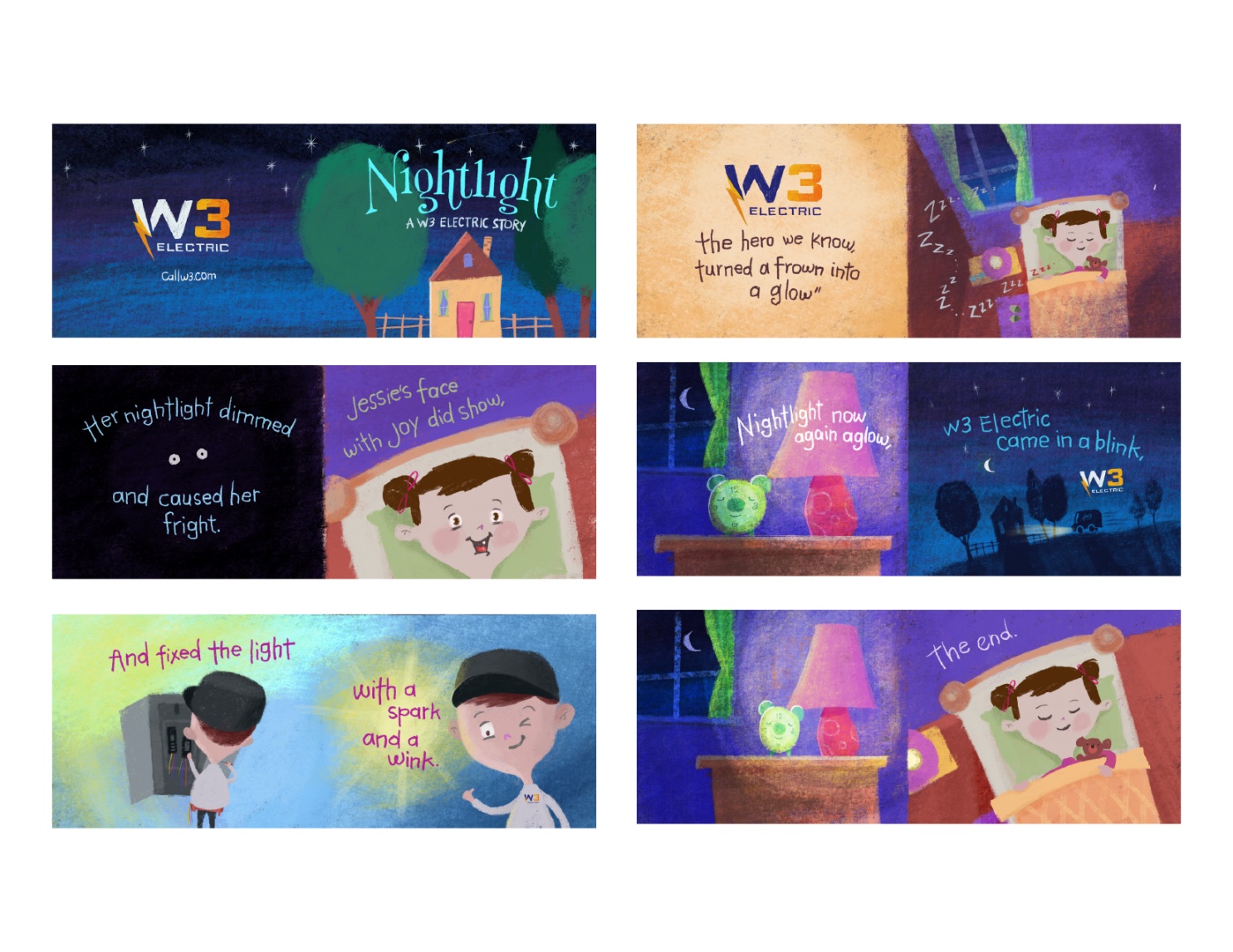 Nightlight W3 Electric storyboard panels